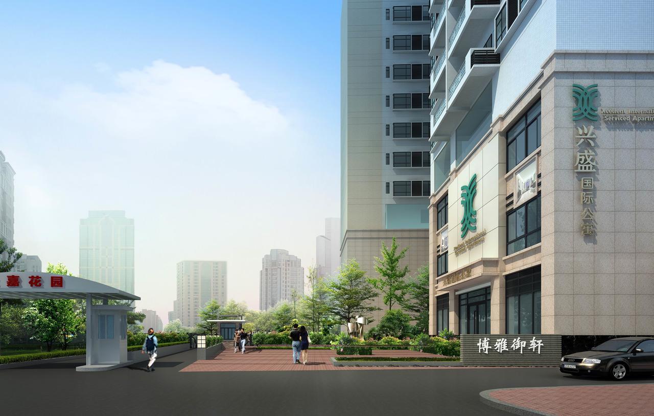 Xcellent International Serviced Apartment กวางโจว ภายนอก รูปภาพ